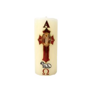 mrcjsales - Regular Easter Candle 12 Pack - 3" Inches. Divine Jesus Christ Symbol. Versatile Decoration for Church & Home.