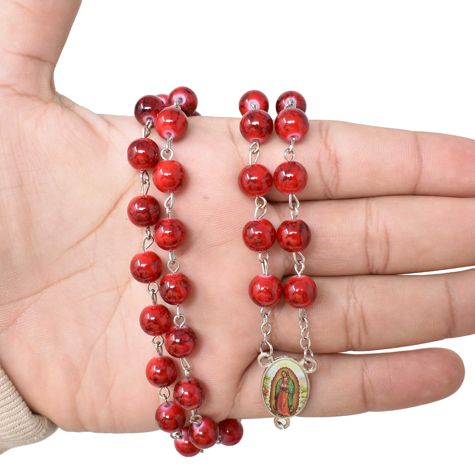 Lady of Guadalupe Marble Rosary