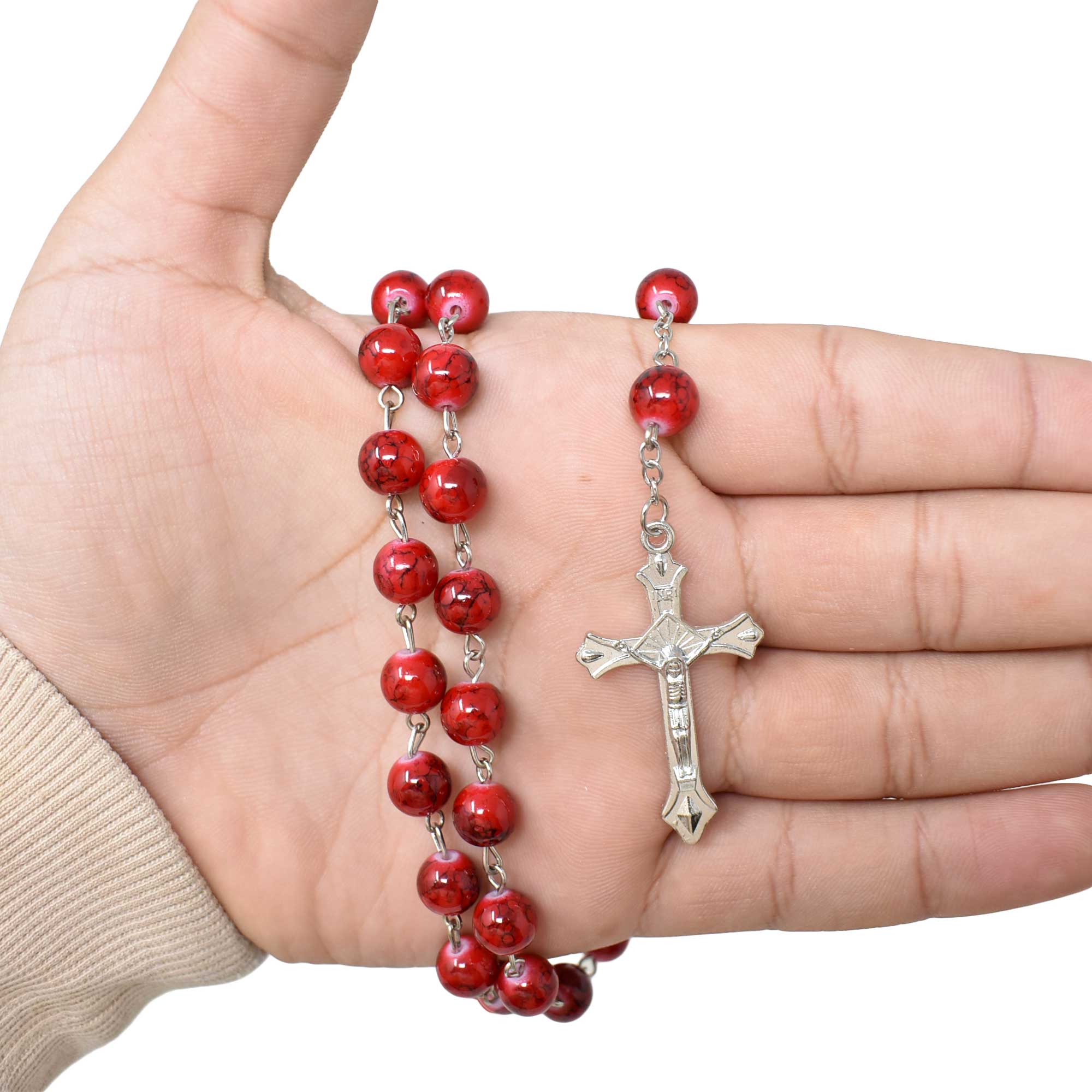 Lady of Guadalupe Marble Rosary