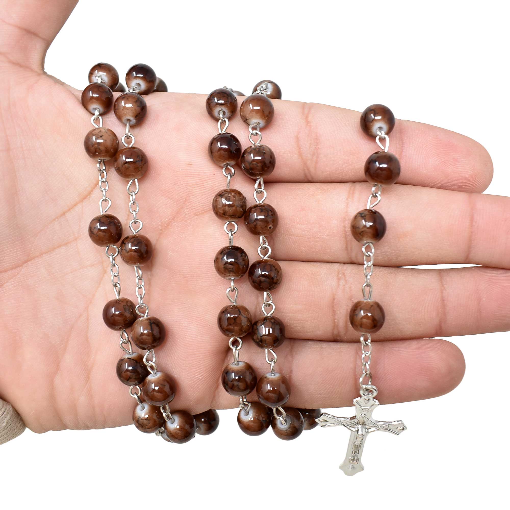 Lady of Guadalupe Marble Rosary