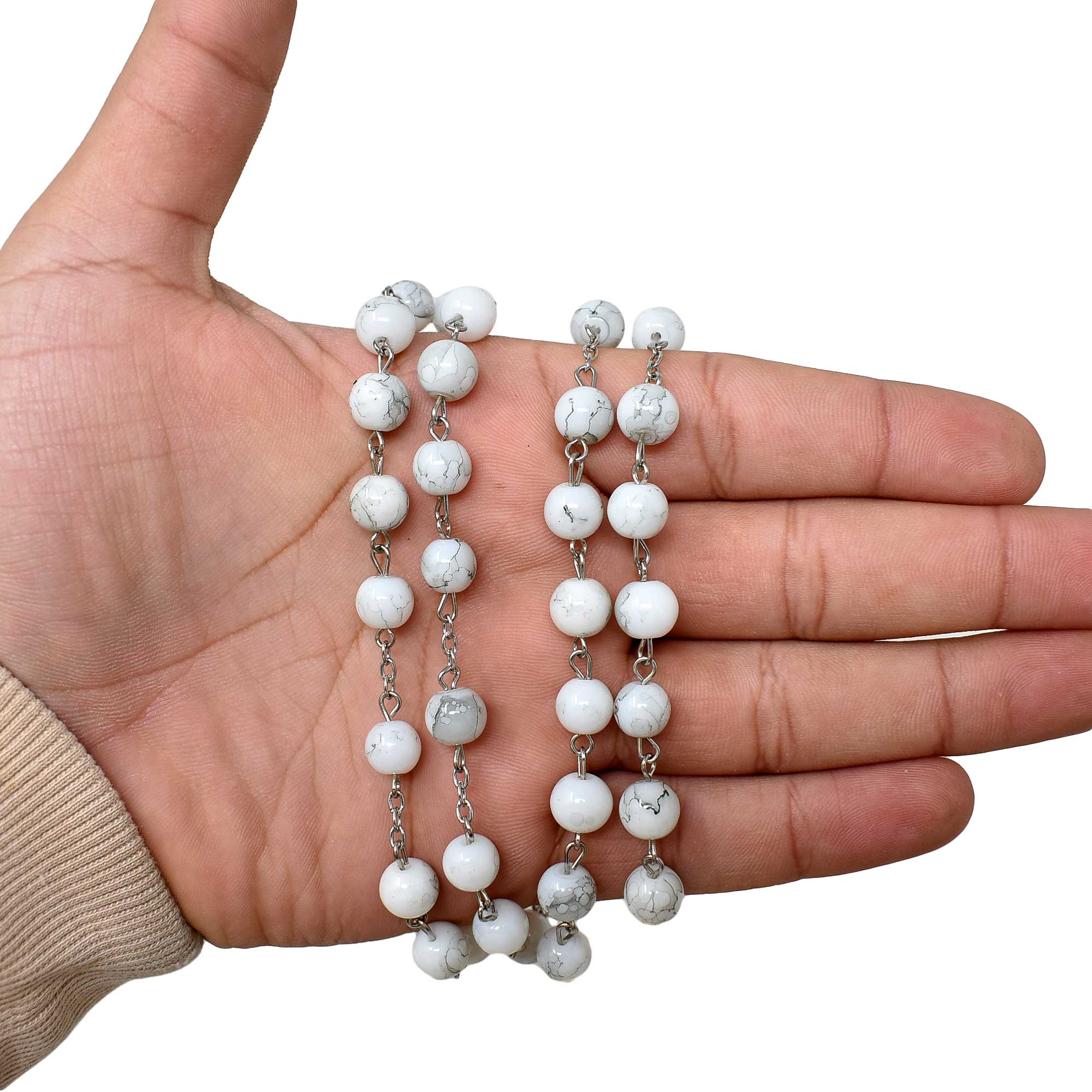 Miraculous virgin Mc Marble Rosary