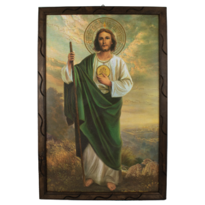 Mrcjsales - Saint Judas Original - Symbolism for Home Decor. Unique Gift for Spiritual Comfort, Hope, and Love - Multiple Sizes Available!