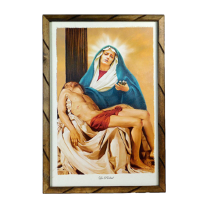 Mrcjsales: La Pieta Wooden Frame - Mexican Art Expressing Hope, Love, and Compassion. Unique Rustic Design. Multiple Sizes Available!