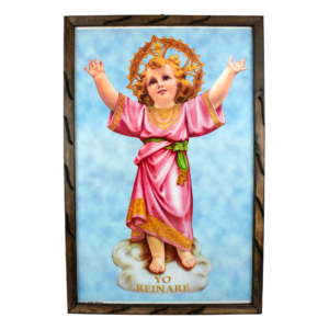 Mrcjsales: Divine Child Wooden Frame | Mexican Religious Art | Healing Icon | Unique & Authentic | Perfect Gift | Multiple Sizes!