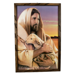 Mrcjsales: The Good Shepherd Wooden Frame |Healing Icon | Unique & Authentic | Perfect Gift | Multiple Sizes