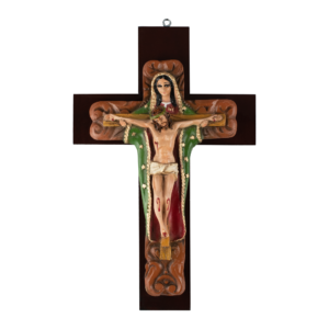 Mrcjsales: Lady of Guadalupe W | Jesus Christ Crucifix | Polyester Resin Art | Made in Mexico | Sizes for Every Occasion