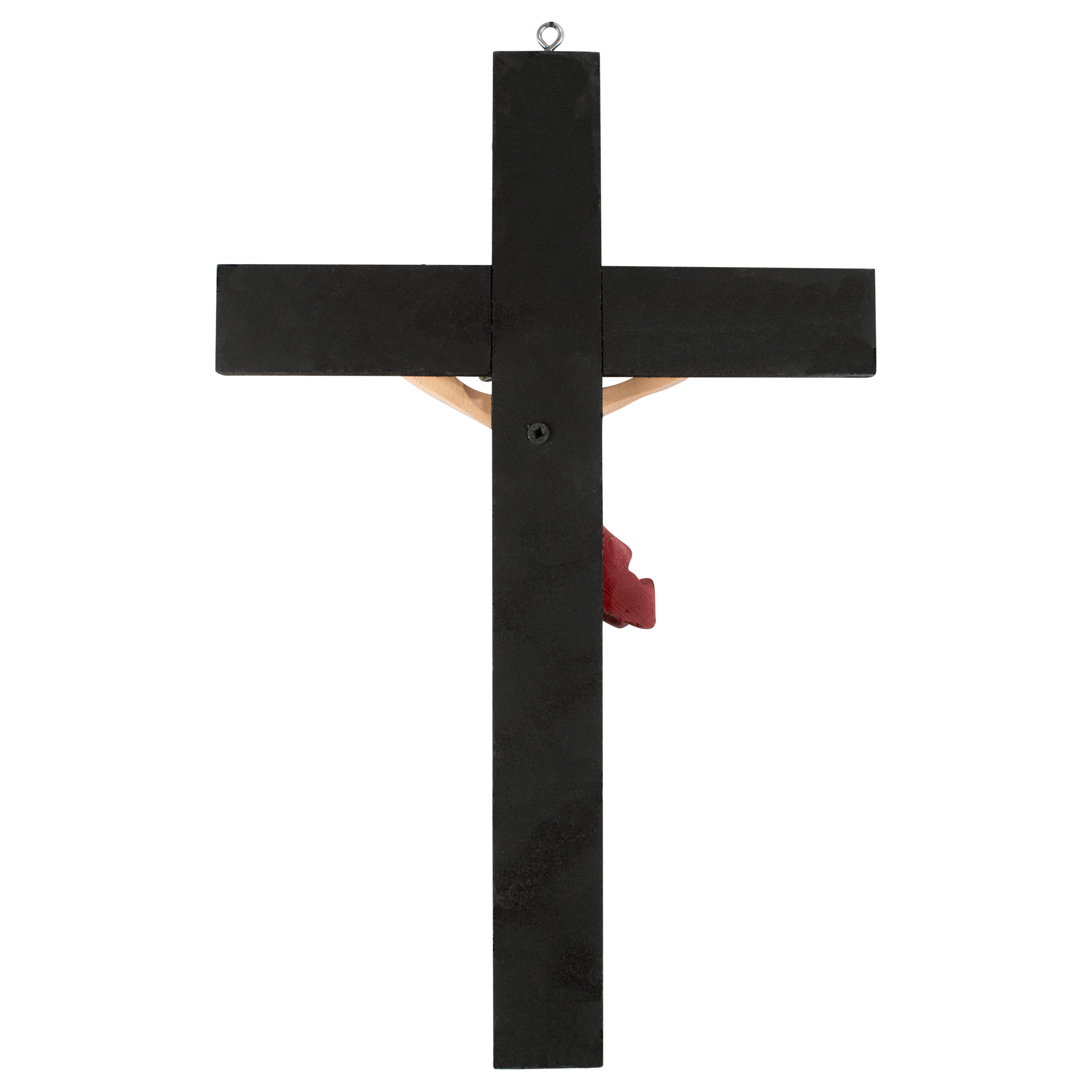 Mrcjsales: Jesus Christ Crucifix Red | Jesus Cristo Polyester | Religious Symbol | Sizes for All Occasions | Crafted in Mexico