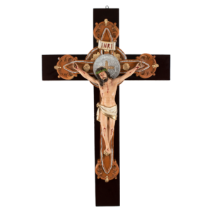 Mrcjsales: St. Benedict Crucifix | July 11th Celebration | Resin Polyester Art | Iconic Symbol of Hope, Faith, and Love