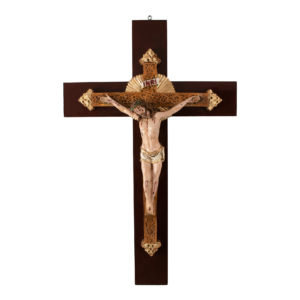 Mrcjsales: Jesus Christ Resplendor | Wooden Trunk Crucifix | Mexican Style | Faith Symbol | Polyester Resin Art | Various Sizes | Uplifting Beauty