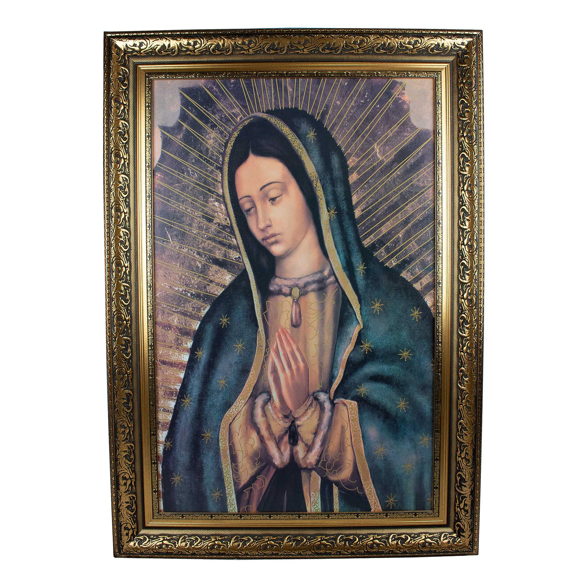 Our Lady of Guadalupe Elegant Gold Frame