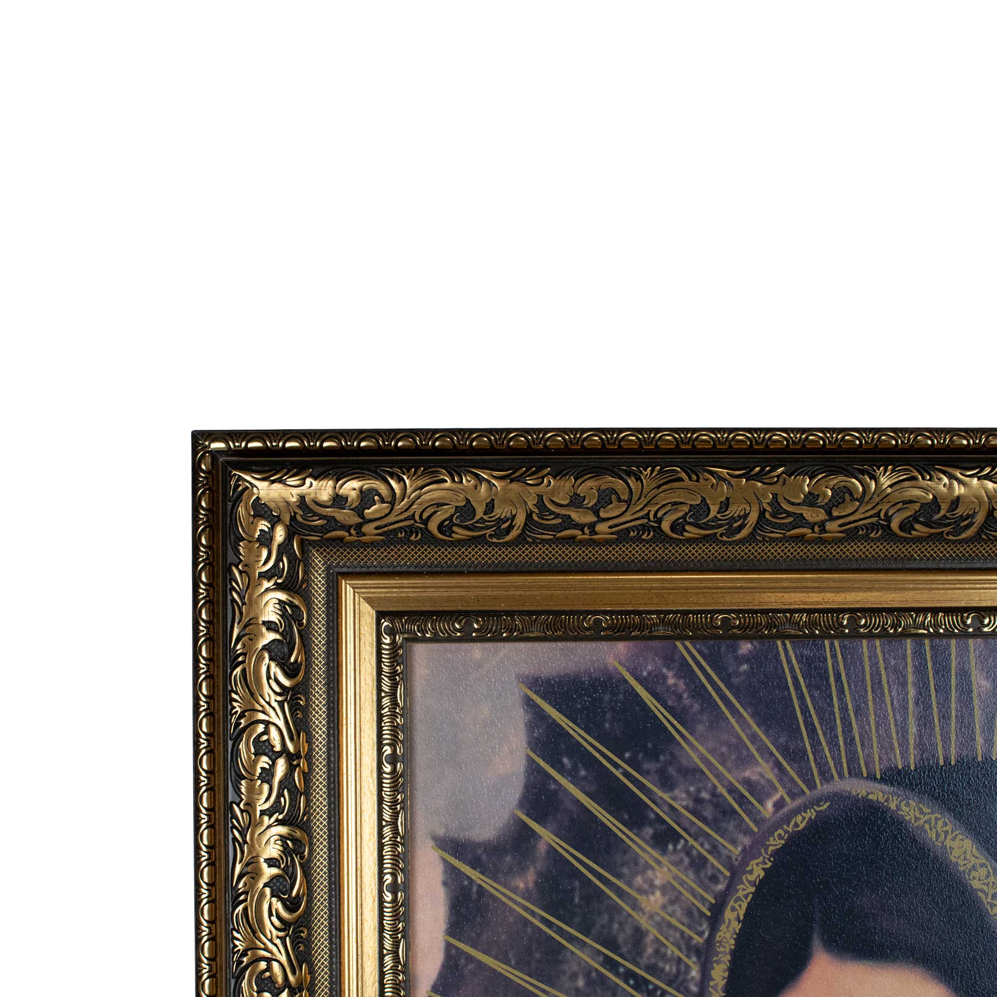 Our Lady of Guadalupe Elegant Gold Frame