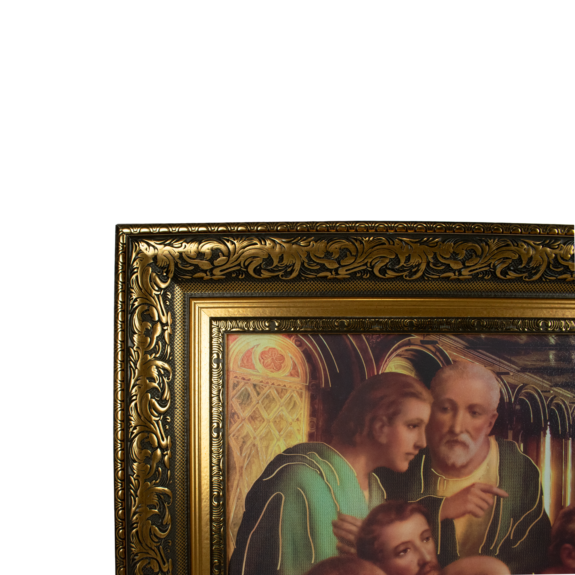 The Last Supper Elegant Gold Frame