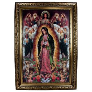 Lady of Guadalupe Elegant Gold Frame