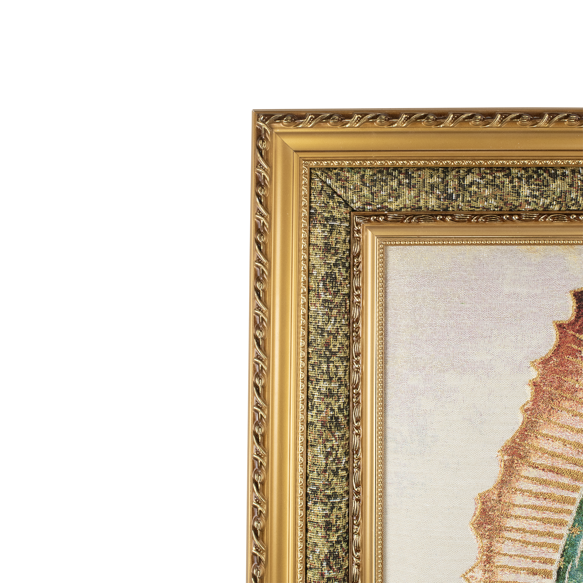 Mrcjsales: Our Lady of Guadalupe | Cloth Frame | Elegant Double Frame | Religious Home Decor | Gift for Loved Ones | Spanish Name: Virgen de Guadalupe