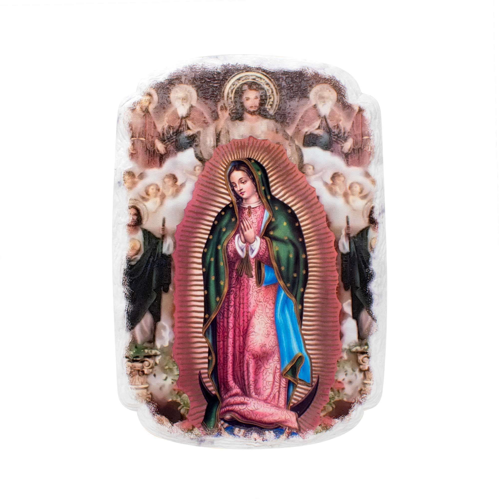 Mrcjsales: Lady of Guadalupe divine Plaque | Pregamino | Resin Craft | Timeless Gift