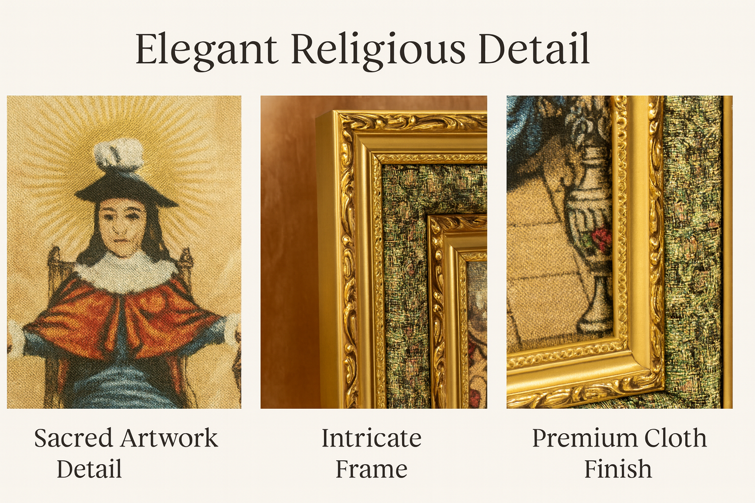 Child of Atocha Framed Image – Santo Niño de Atocha Religious Art