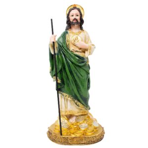 St. Jude Money Resin Statue – San Judas Tadeo Catholic Figurine