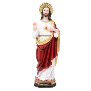 Sacred Heart of Jesus Resin Statue – Sagrado Corazón de Jesús