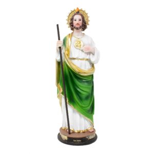 Saint Jude Resin Statue – San Judas Tadeo Catholic Figurine 8–16