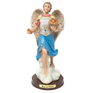 Archangel Barachiel Resin Statue – Arcángel Católico