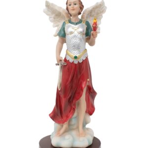 MRCJSales Archangel St. Jophiel Statue - Vibrant Resin Gift - Multiple Sizes for Church, Home, or Special Occasions