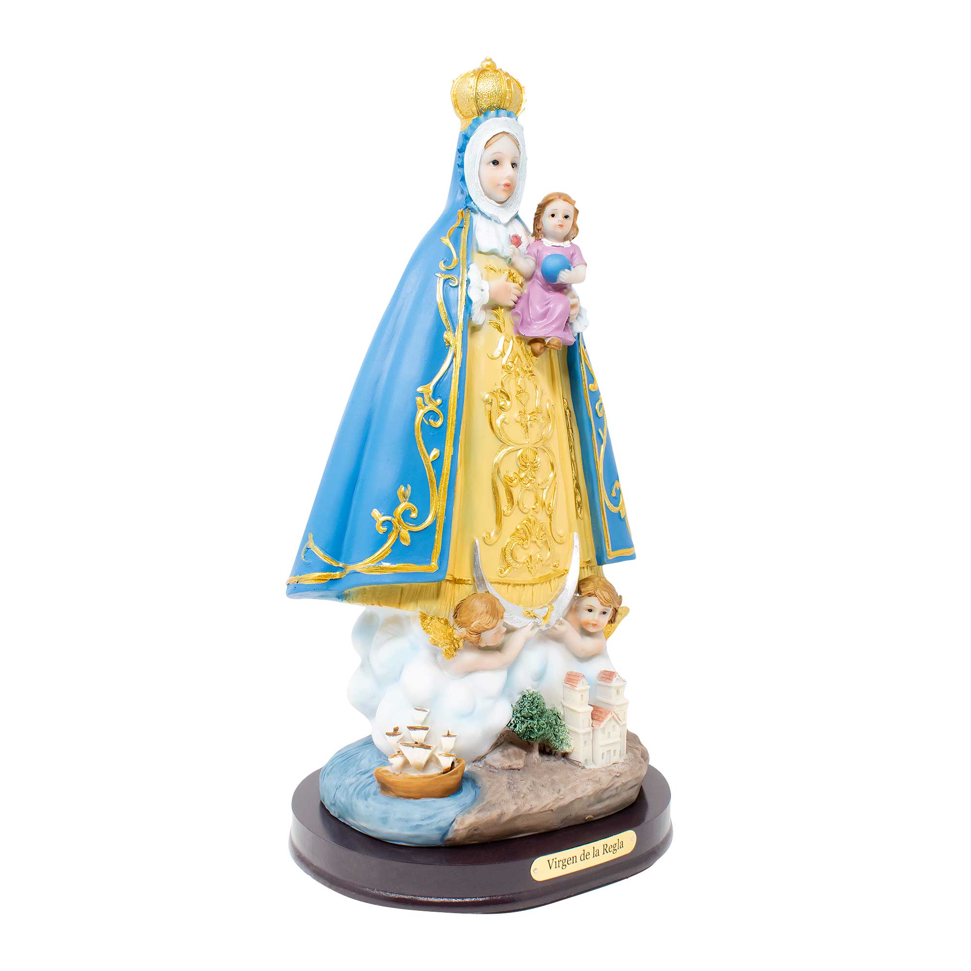 MrcjSales - Virgin of the Rule Statue | Resin Material | Multiple Sizes | Ideal for Home, Church, Celebrations | Religious Gift