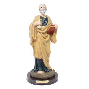 MrcjSales - Saint Peter Resin Statues | Padre Pio | Multiple Sizes | Perfect for Church, Home Decor, Gifts | Inspire Hope and Faith