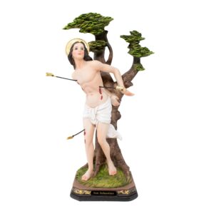 St. Sabastian Resin Statues | 8" inch
