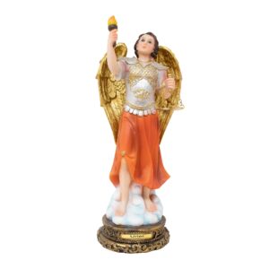 MrcjSales - Archangel Uriel Statues | Multiple Sizes | Resin Craftsmanship | Faithful Home Decor