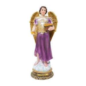 MrcjSales - Archangel Barachiel Statue | Multiple Sizes | Resin Craftsmanship | Ideal for Church, Home Decor, Gifts