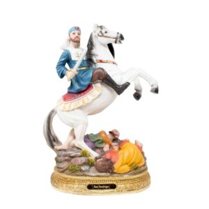 Saint James Statue / Estatua de San Santiago – Resin Catholic Figurine in 8" & 12" Sizes – Apostle & Patron
