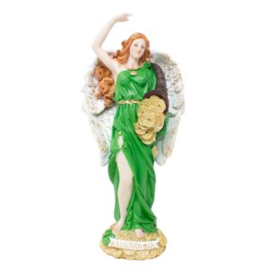 MrcjSales - Angel Abundance Resin Statue | Multiple Sizes | Detailed Craftsmanship | Spanish Name | Spiritual Decor