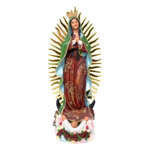 Our Lady of Guadalupe w/Crown - Resin Statue | "Virgen de Guadalupe con Corona." 36" inch