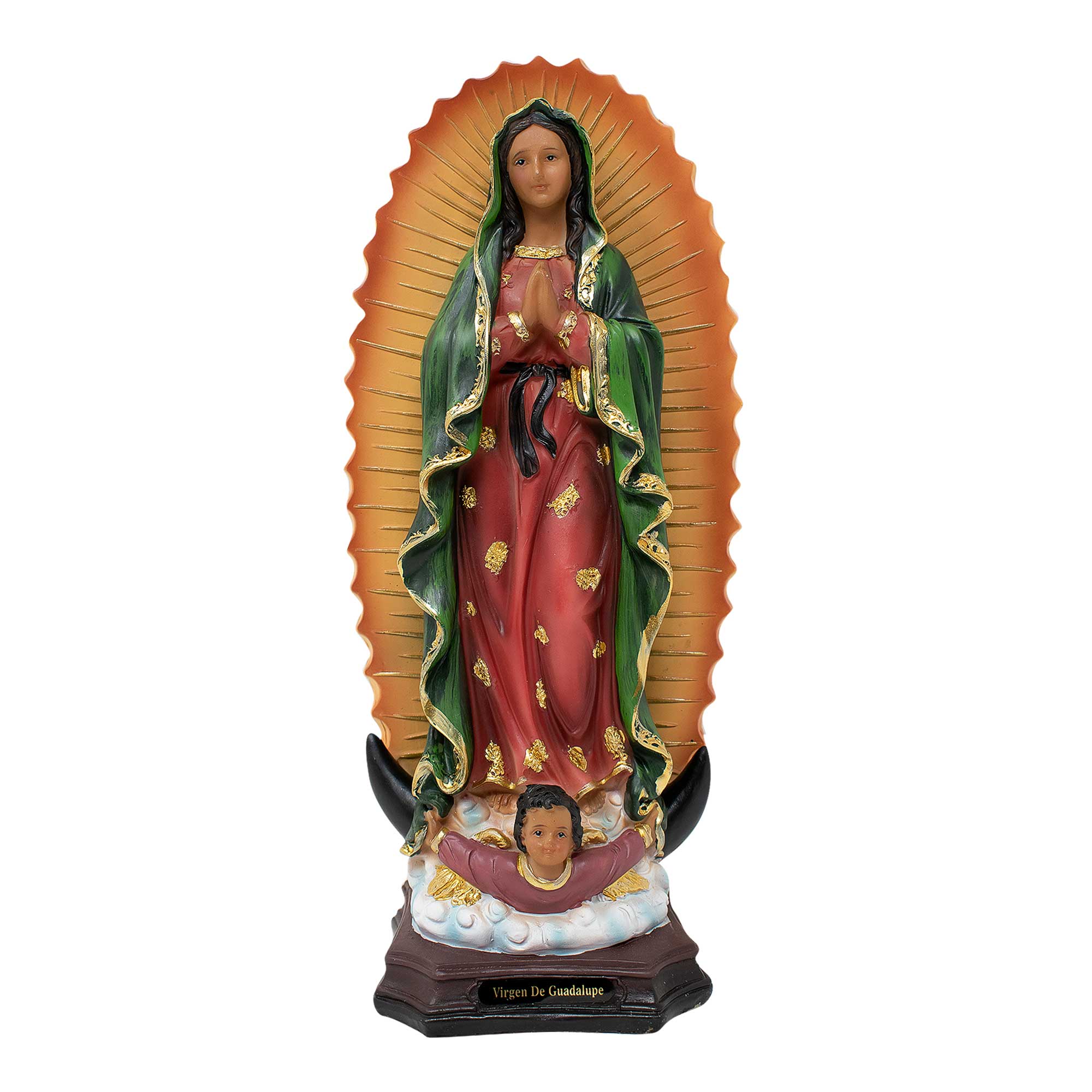 Our Lady of Guadalupe Statue, 8, 12, 16, 24 Inches, Resin, Perfect for Church, Home Decor, Religious Gift, Virgen de Guadalupe Statue mrcjsales