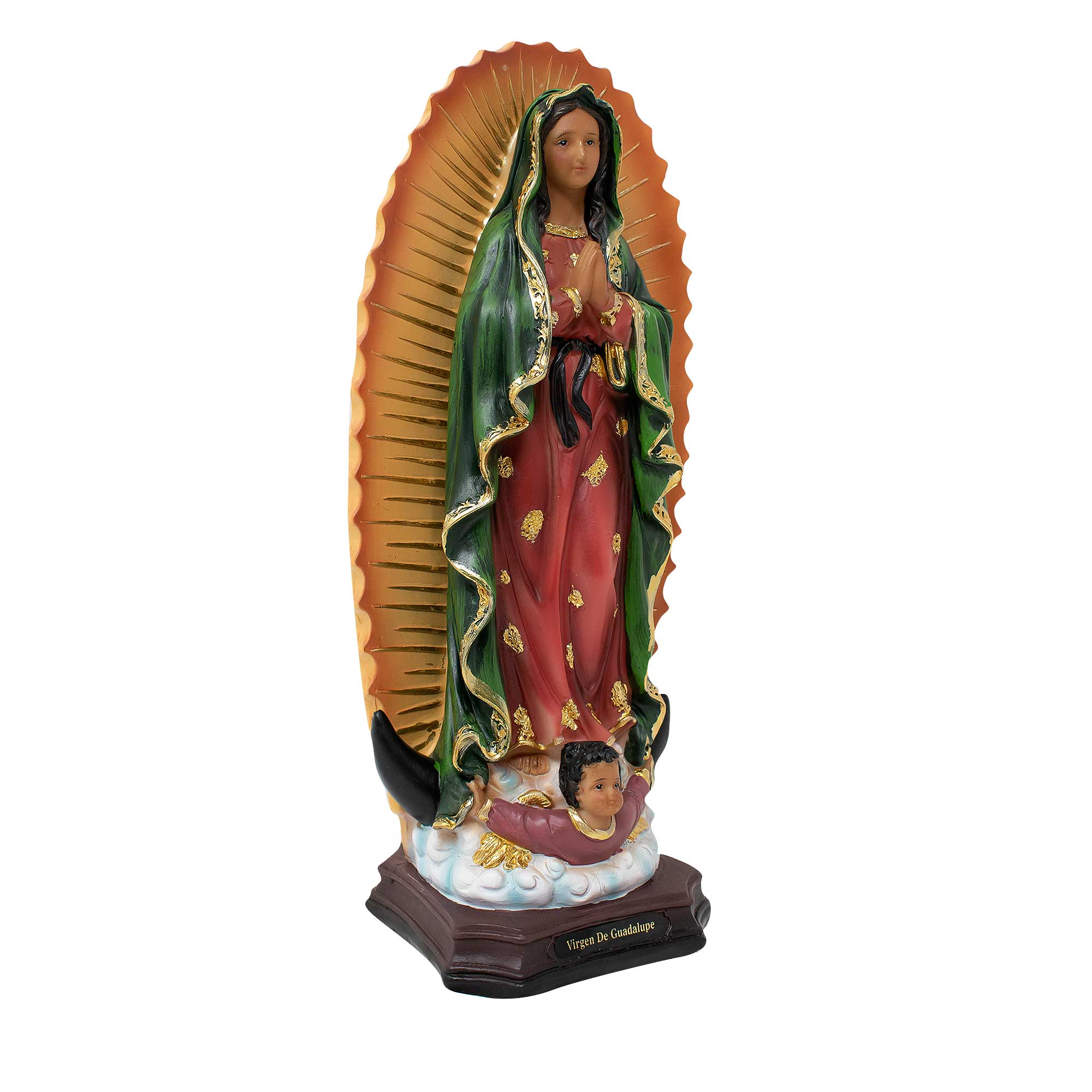 Our Lady of Guadalupe Statue, 8, 12, 16, 24 Inches, Resin, Perfect for Church, Home Decor, Religious Gift, Virgen de Guadalupe Statue mrcjsales