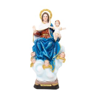 MrcjSales - Virgin Of Loreto Statue | Virgen de Loreto Resin Sculpture | Multiple Sizes | Church, Home Decor, Altars