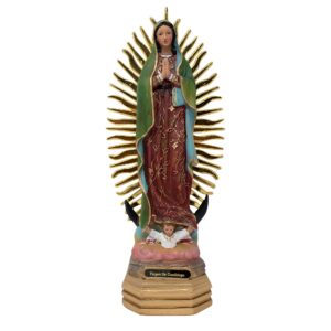 Our Lady of Guadalupe Resin Statue – Virgen de Guadalupe Figurine