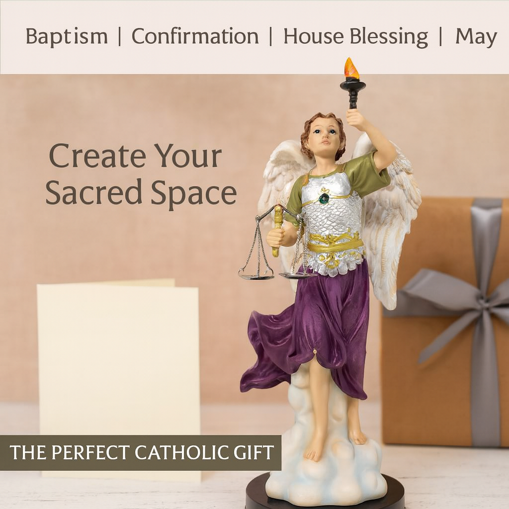 Archangel Uriel Resin Statue – Estatua del Arcángel de la Uriel