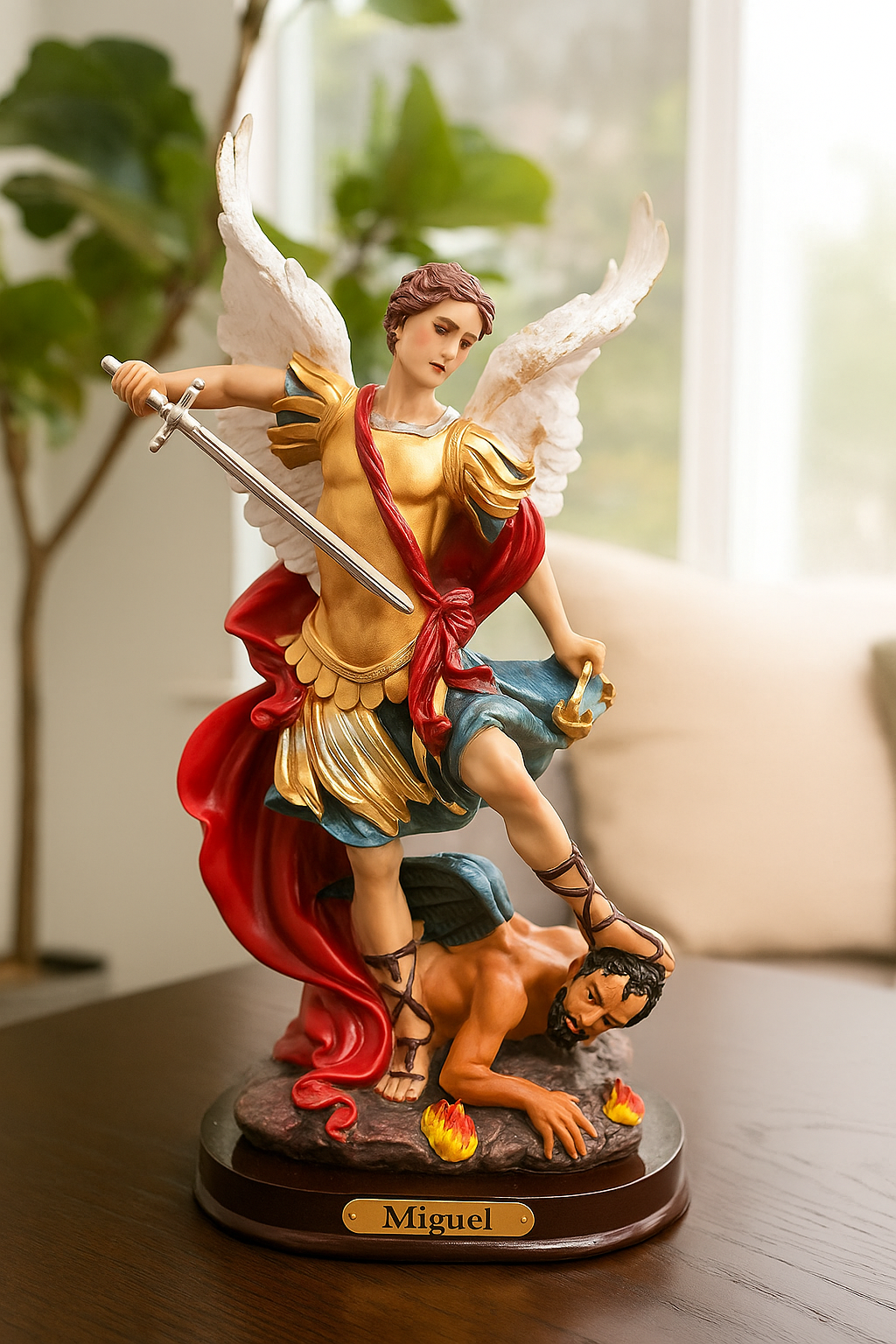 Saint Michael Archangel Statue |  San Miguel Arcángel