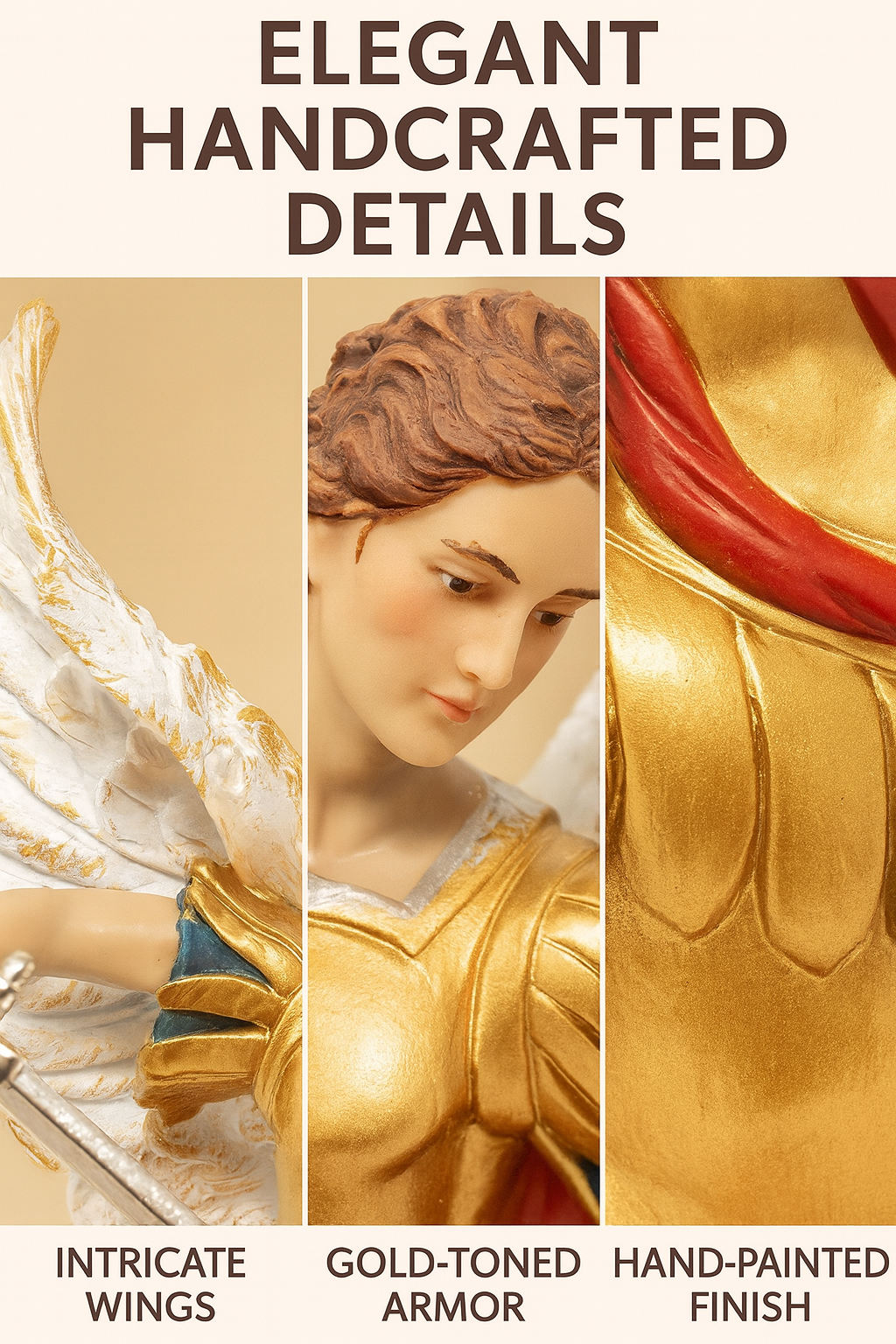 Saint Michael Archangel Statue |  San Miguel Arcángel