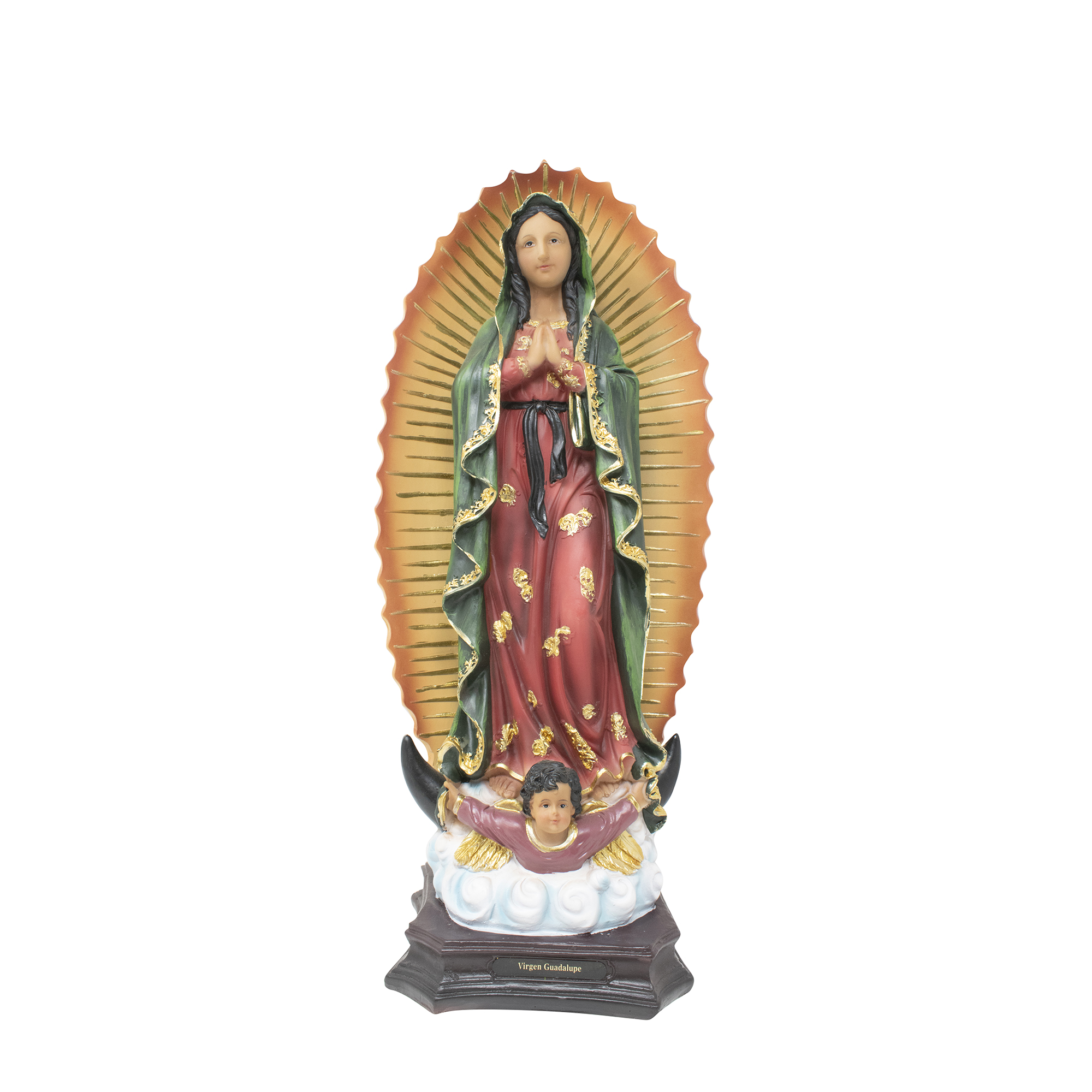 Our Lady of Guadalupe Statue, 8, 12, 16, 24 Inches, Resin, Perfect for Church, Home Decor, Religious Gift, Virgen de Guadalupe Statue mrcjsales