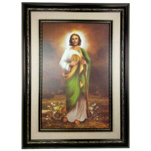MrcjSales - St. Judas Original Tele/Marco Frame | High-Quality Religious Decor | Unique Design | Multiple Sizes | Perfect for Gifting or Decorating