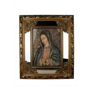 MrcjSales - Our Lady of Guadalupe Mc - Glass | Led Light Frame | Powerful Symbol of Faith | Ideal for Church, Events, Gifts | Sizes 27"x34", 20"x26"