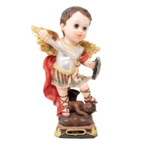 St. Michael Archangel Infinite Statue | San Miguel Arcangel Infinito | 8 inch
