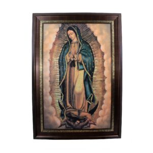 MrcjSales - Our Lady of Guadalupe Original Marco Frame | Oil/Wood | 41x29 Inches | Very Detailed