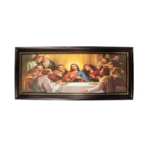 MrcjSales - Last Supper Original Marco Brown Frame | Oil/Wood | Multiple Sizes | Very Detailed