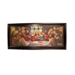 MrcjSales - Last Supper Marco Brown Frame | Oil/Wood | Multiple Sizes | Very Detailed