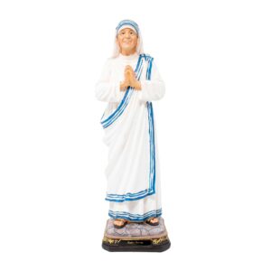 MrcjSales - Mother Teresa Resin Statue | Madre Teresa | Multiple Sizes | Church Decor, Home Gifts, Prayers