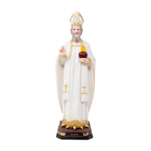 St. Augustine Resin Statue - 12" inch