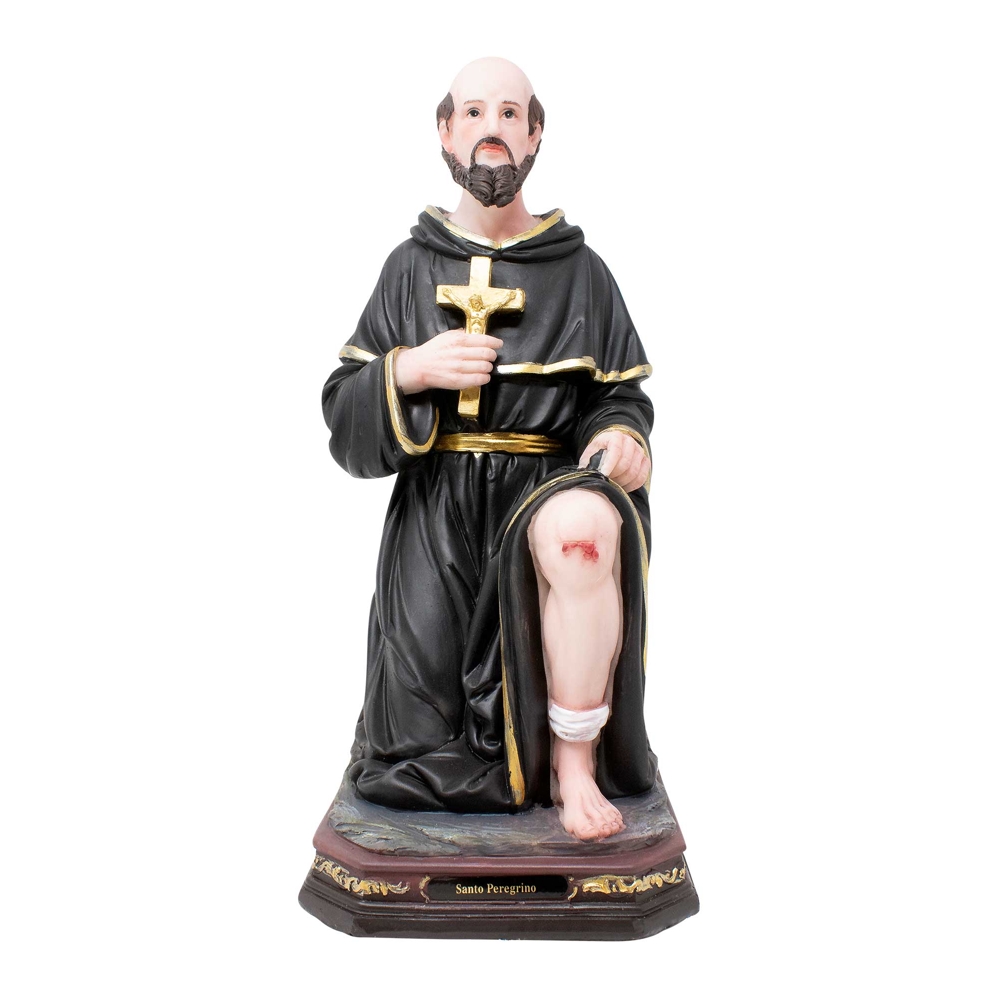 MrcjSales - Holy Pilgrim Resin Statue | Multiple Sizes | Santo Peregrino | Perfect for Church, Home Decor, Gifts